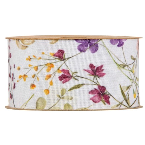 NASTRO SPRING FLOWERS MM60X10MT